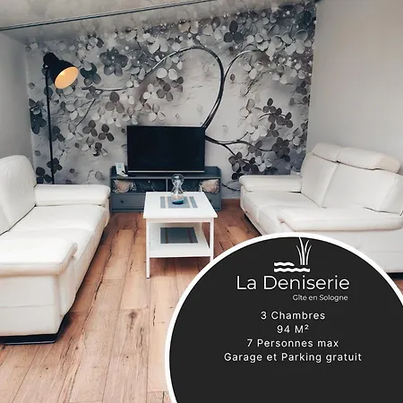 Gite En Sologne - La Deniserie - 94M2 Avec Garage Romorantin-Lanthenay Exterior foto
